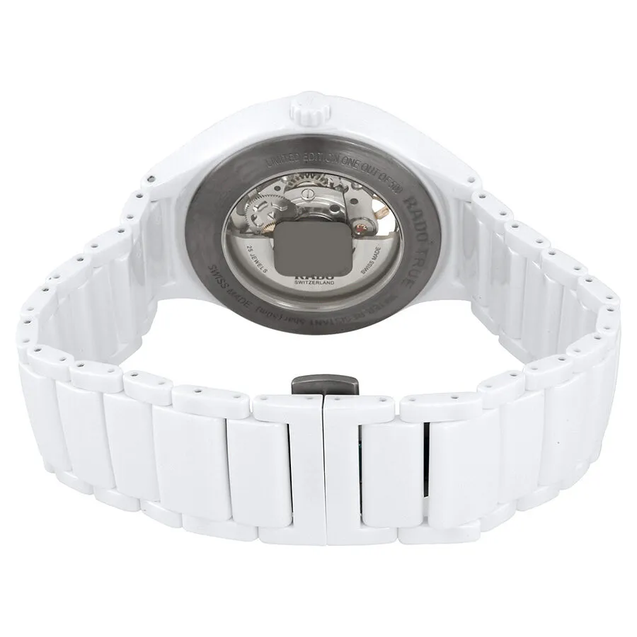 Rado True Open Heart Skeleton Mother of Pearl Dial Automatic Men's Limited Edition Watch R27106902