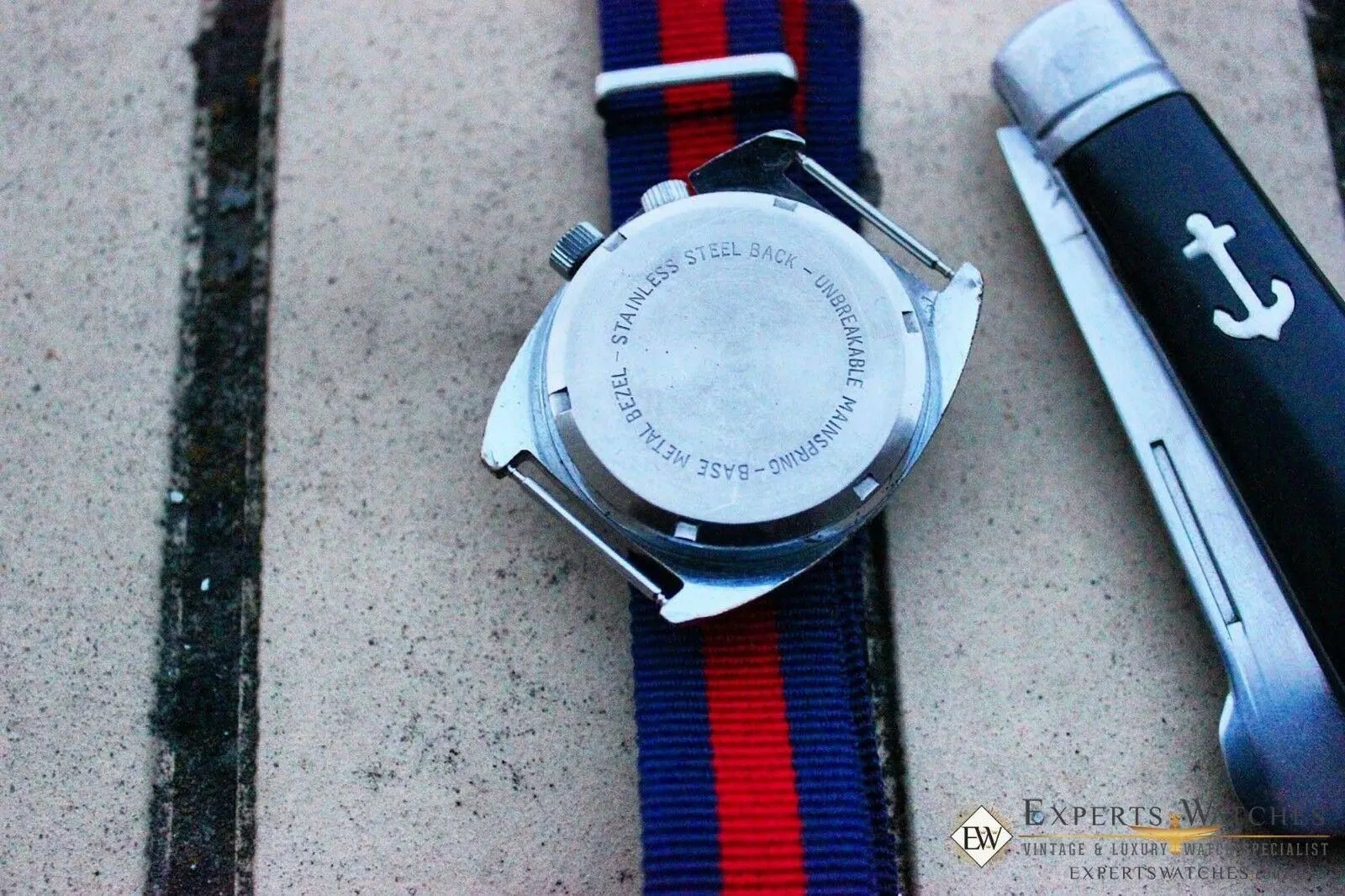 Rare Vintage Cisne Super Compressor Diving Diver Manual Watch 17 Jewel Date