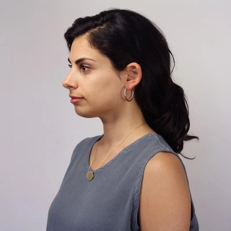 Recast Koa hoop earrings - Small