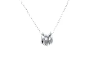 Recycled Silver Circles Necklace