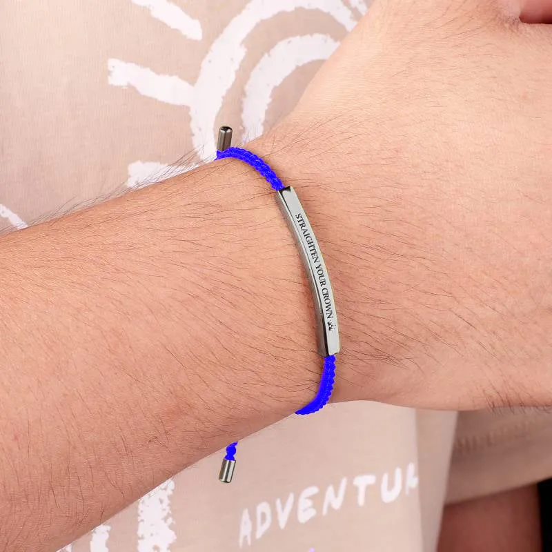 Remember Who You Are and Straighten Your Crown Inspire Bracelet