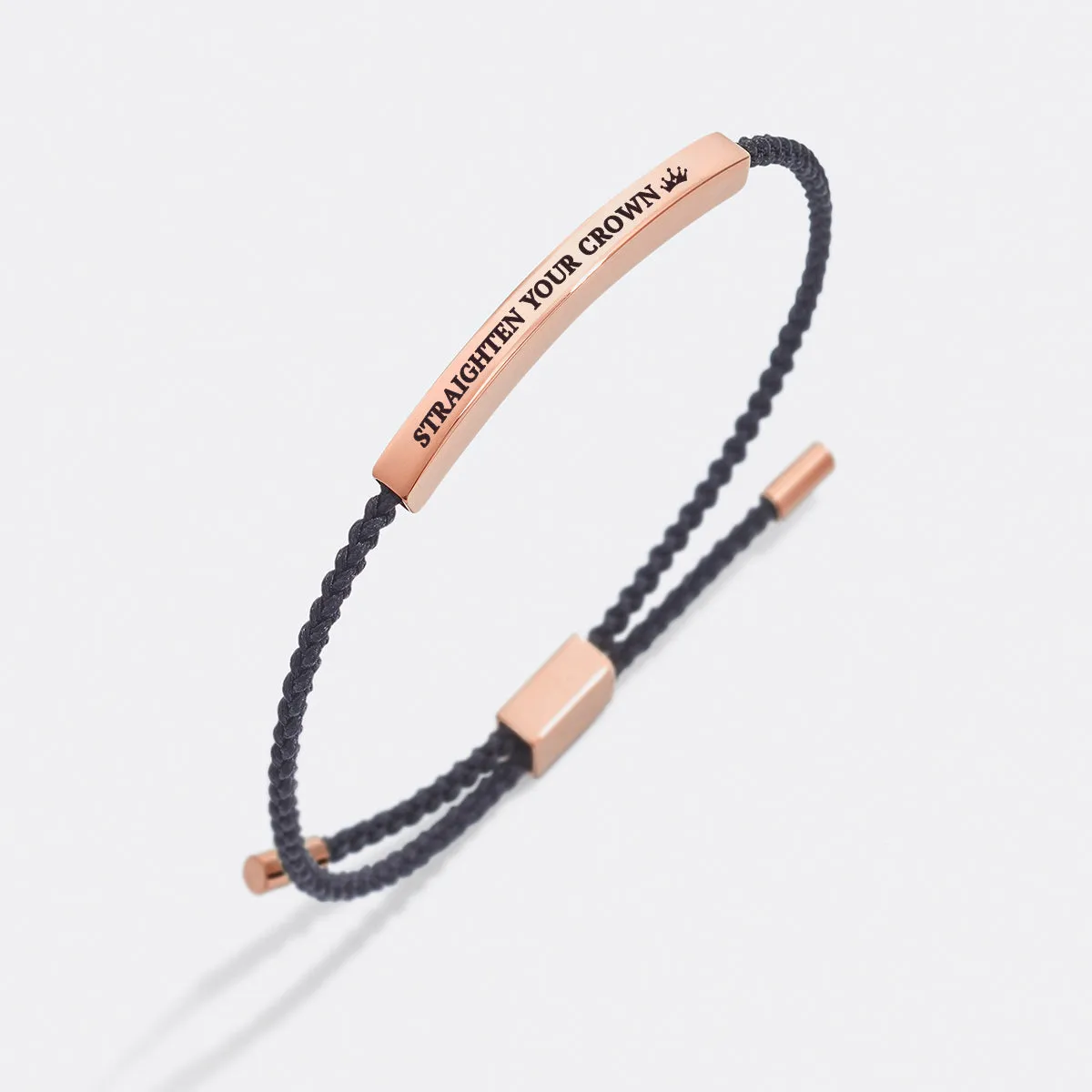 Remember Who You Are and Straighten Your Crown Inspire Bracelet
