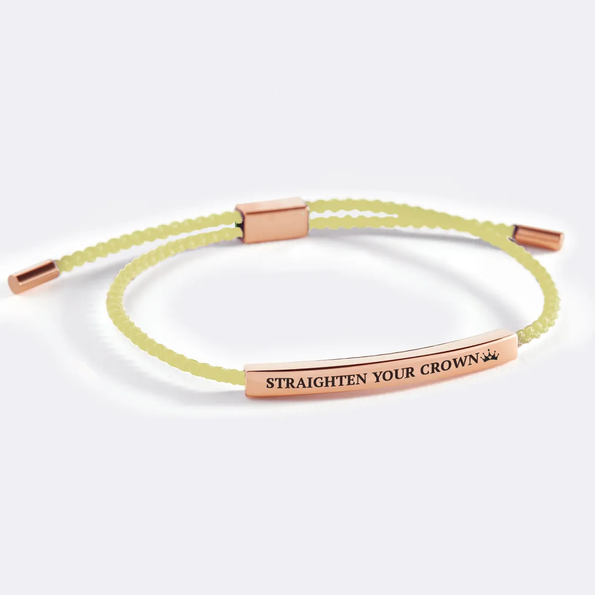 Remember Who You Are and Straighten Your Crown Inspire Bracelet