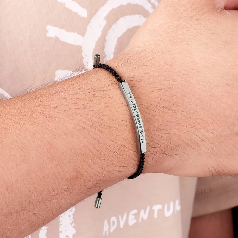 Remember Who You Are and Straighten Your Crown Inspire Bracelet