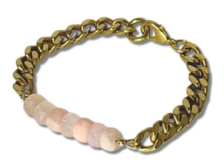Remix: Faceted Morganite Bracelet