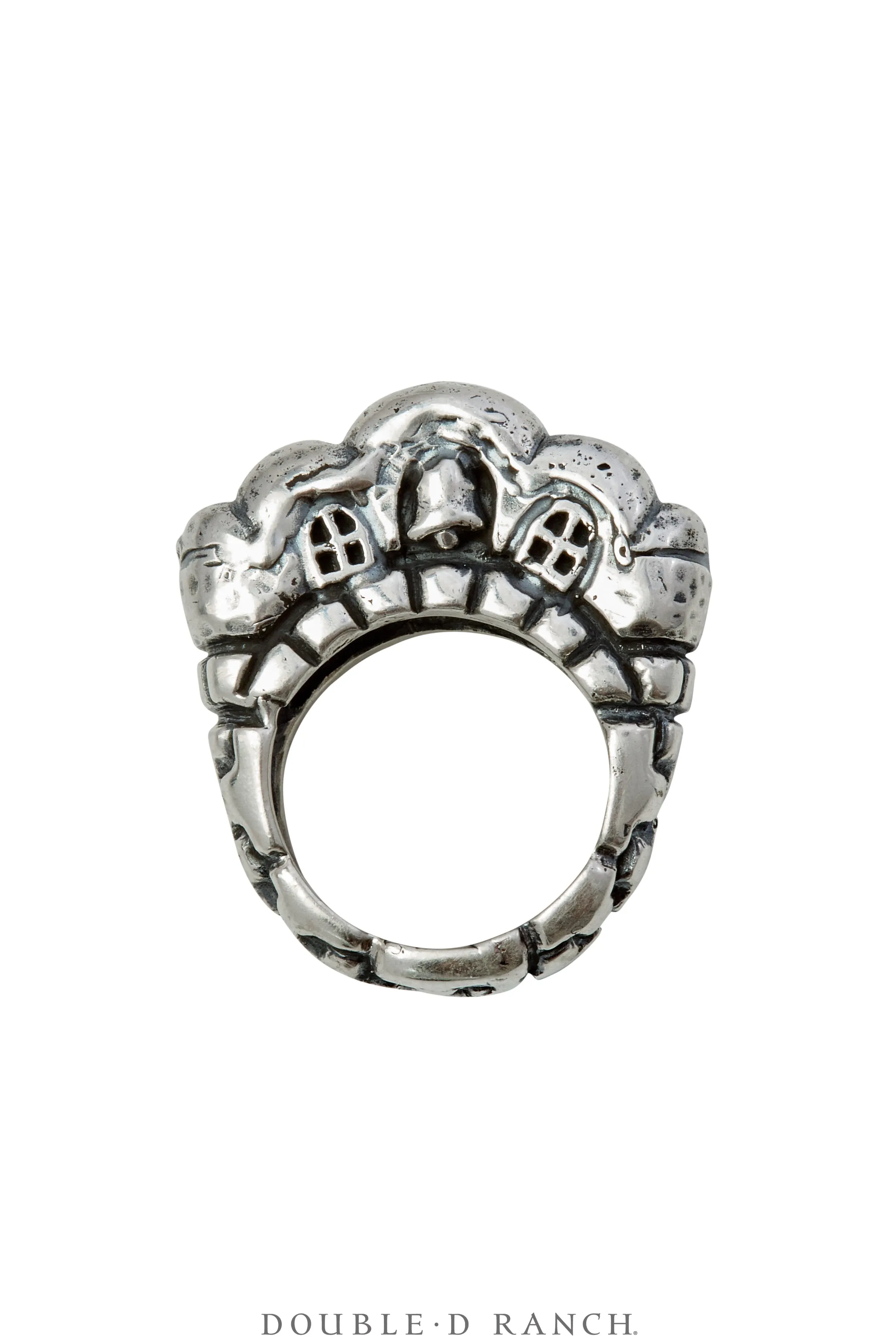 Ring, Dian Malouf, Sterling Silver, Hallmark, Contemporary, 1677
