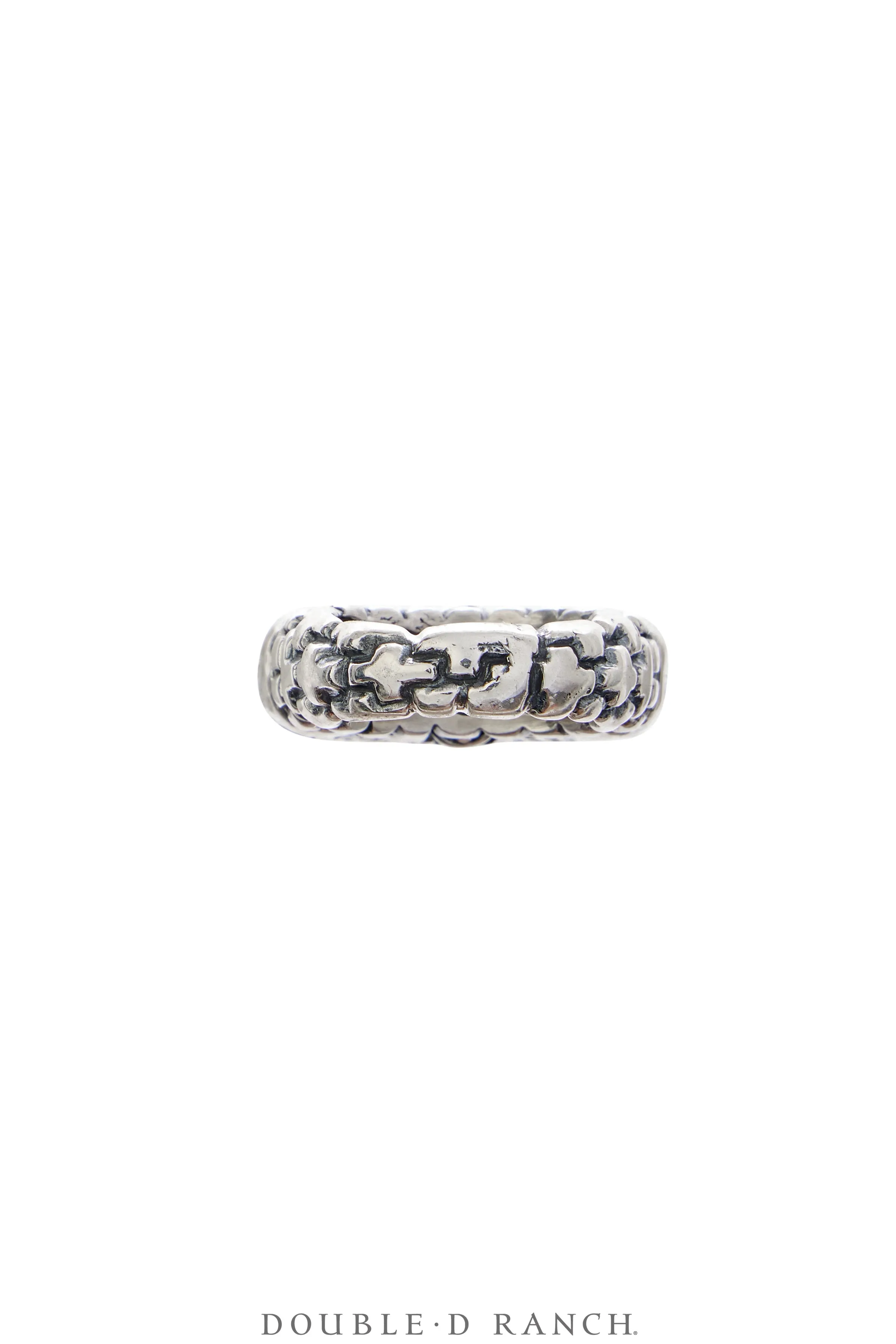 Ring, Dian Malouf, Sterling Silver, Hallmark, Contemporary, 1677