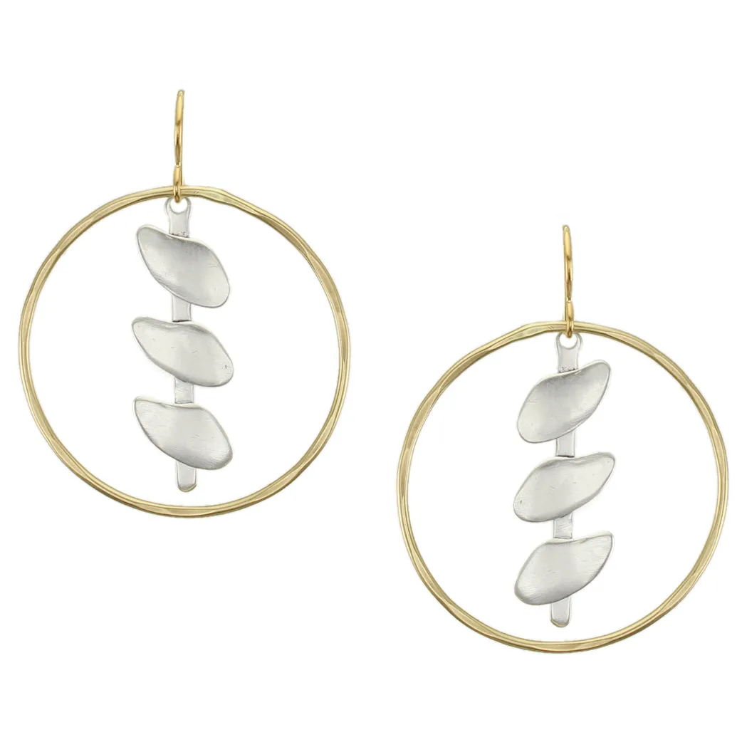 Ring with Petals Wire Earrings