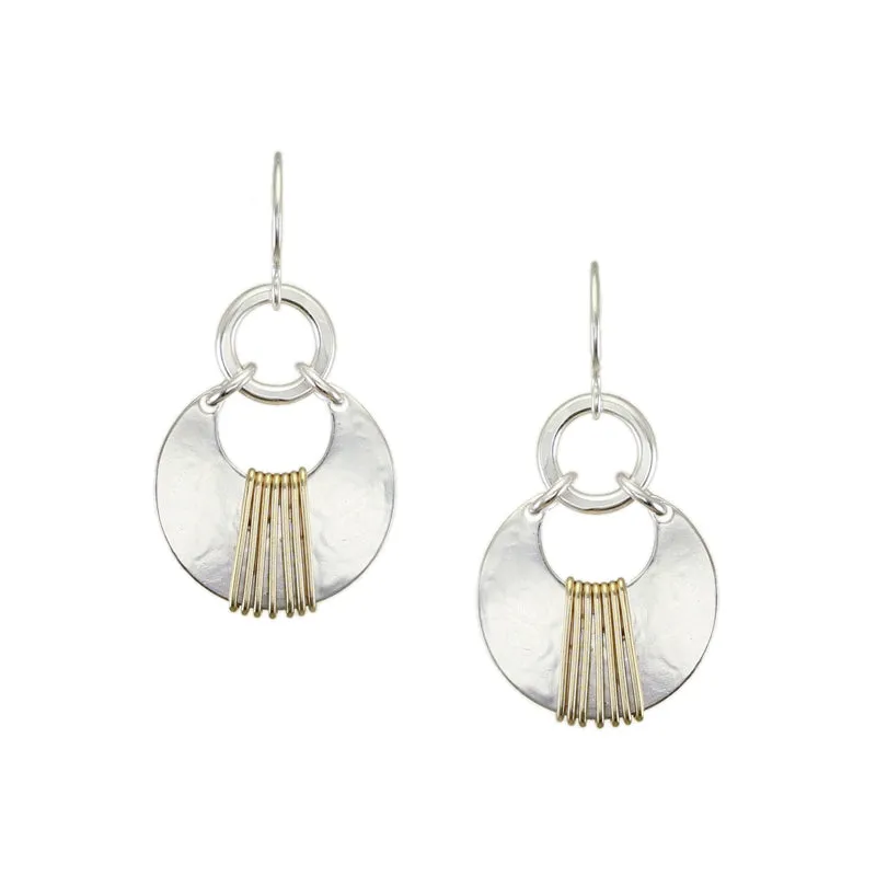 Ring with Wire Wrapped Horseshoe Wire Earring