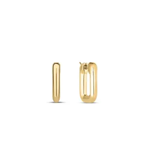 Roberto Coin Small Square Hoop Earrings