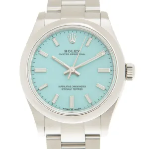Rolex Oyster Perpetual 31 Automatic Chronometer Turquoise Blue Dial Ladies Watch 277200TQBLSO