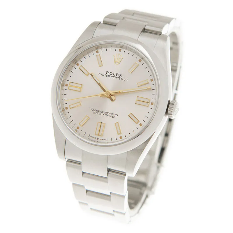 Rolex Oyster Perpetual 41 Automatic Silver Dial Men's Watch 124300SSO