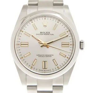 Rolex Oyster Perpetual 41 Automatic Silver Dial Men's Watch 124300SSO