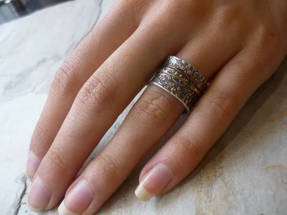 Rose Yellow Gold Silver Ring - A way of life.