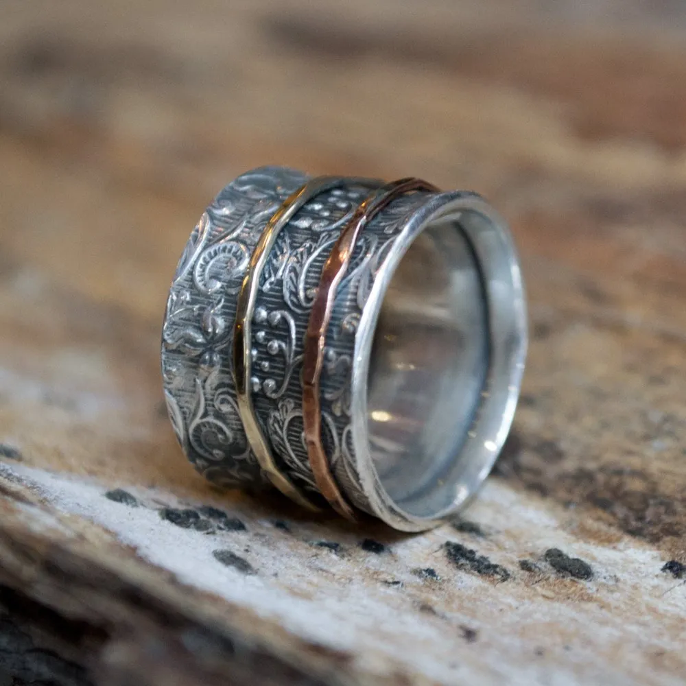 Rose Yellow Gold Silver Ring - A way of life.