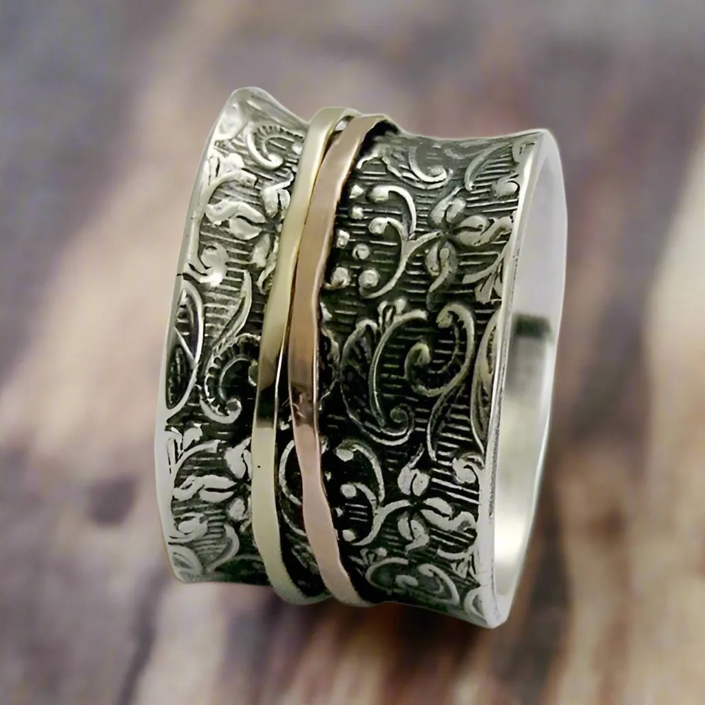 Rose Yellow Gold Silver Ring - A way of life.