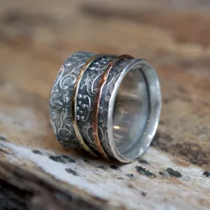 Rose Yellow Gold Silver Ring - A way of life.