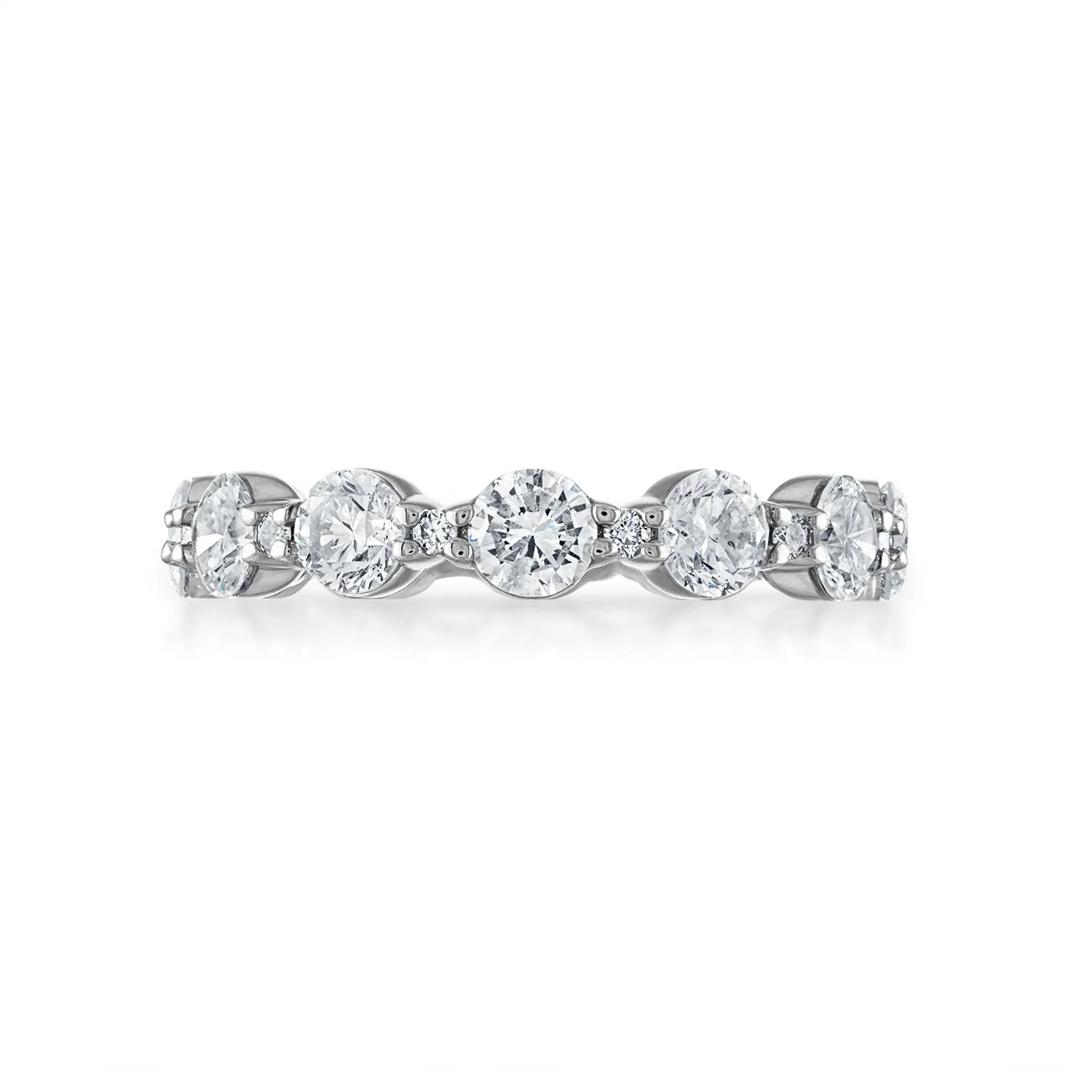 Scalloped Diamond Stack Rings