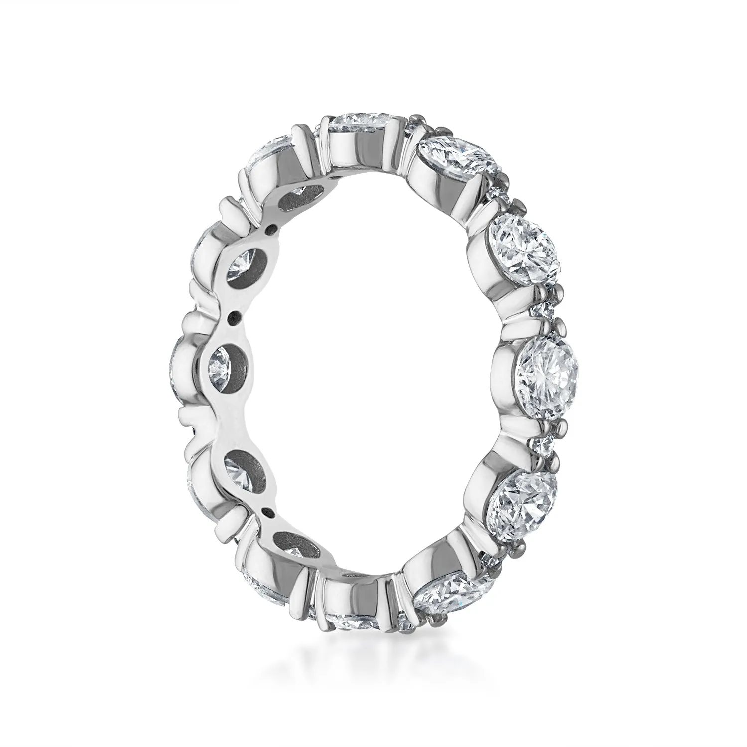 Scalloped Diamond Stack Rings