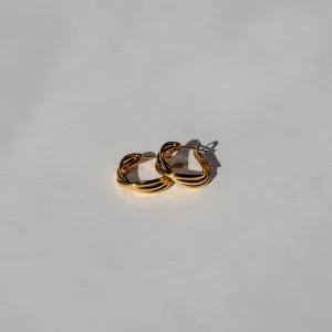 Semmi Small Swirl Hoop Earrings