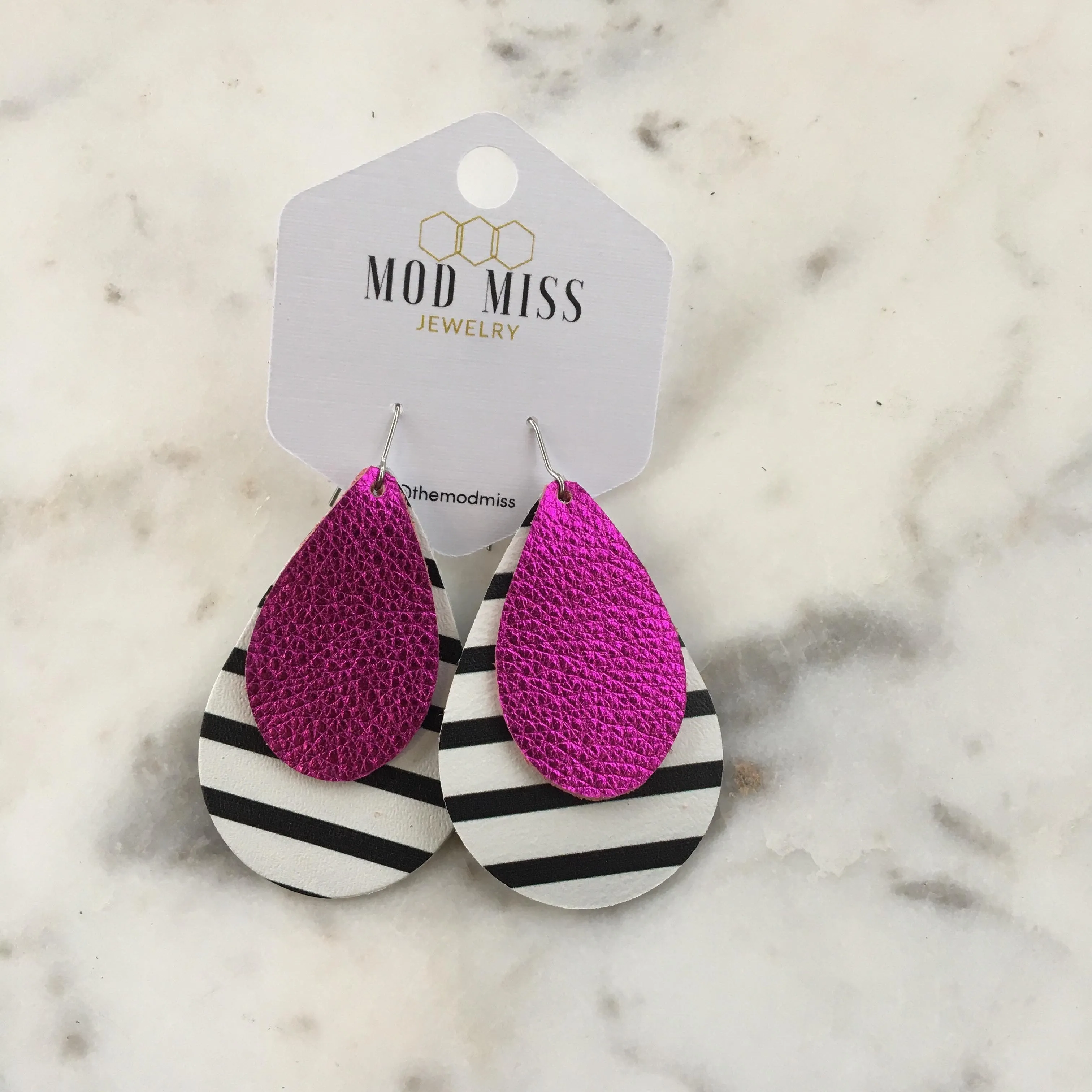 September 2019 {EDEN} Stacked Teardrop Earrings