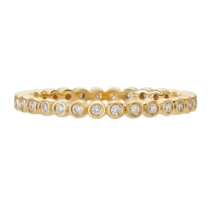 Sethi Couture Mini Bezel Diamond Band