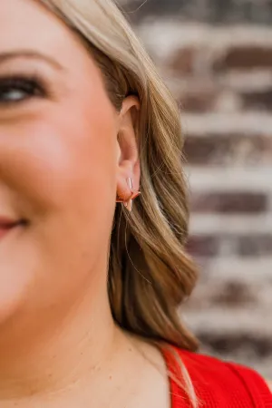 Shifting Constellations Star Earrings- Silver