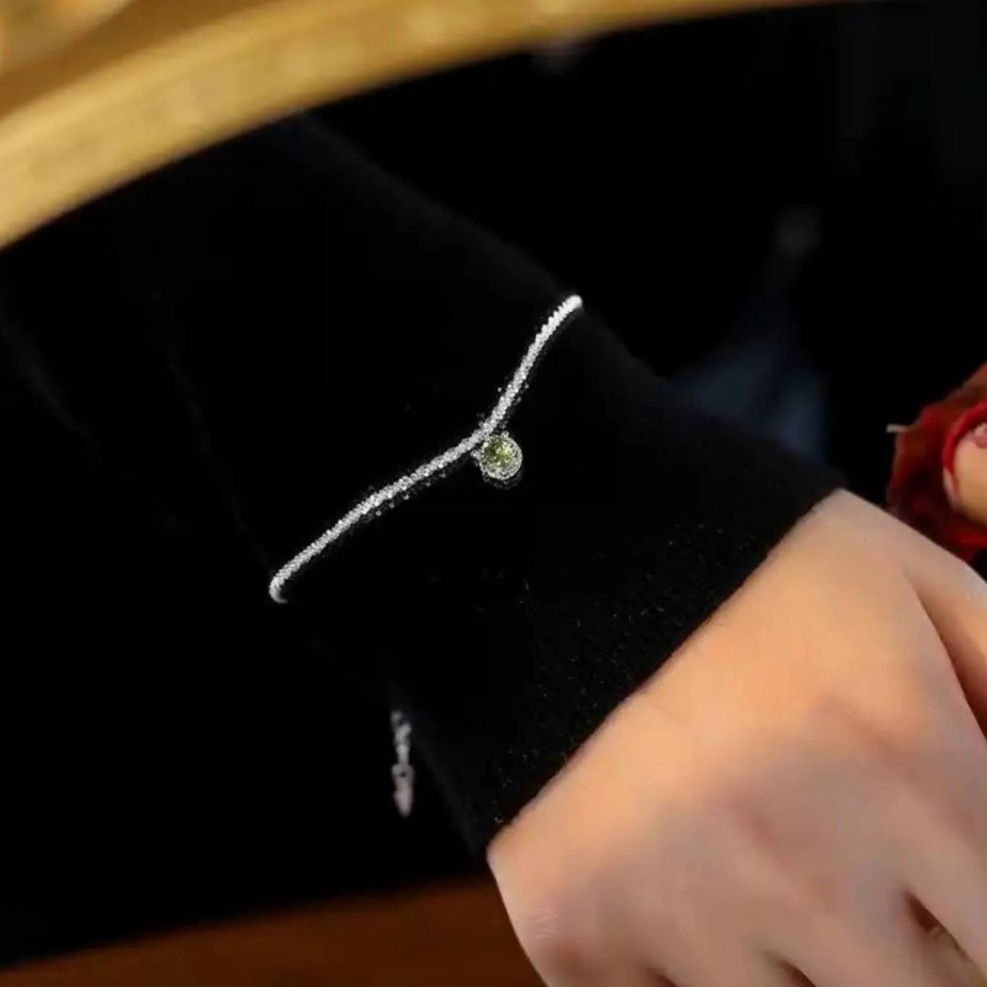 Silver Bracelet "Amber"