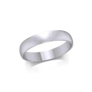Silver Wedding Band Ring TRI1164