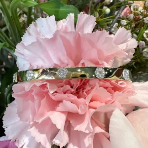 Simon G Diamond and 18K Two Tone Gold Bangle Bracelet LB2499-Y