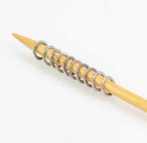 Simple Braided Ring Stitch Markers