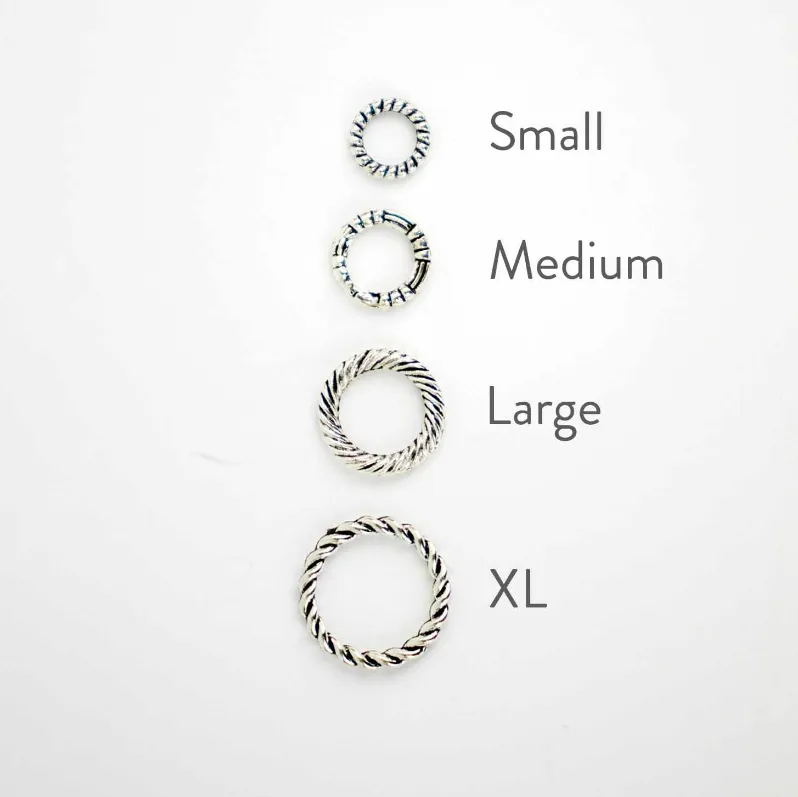 Simple Braided Ring Stitch Markers