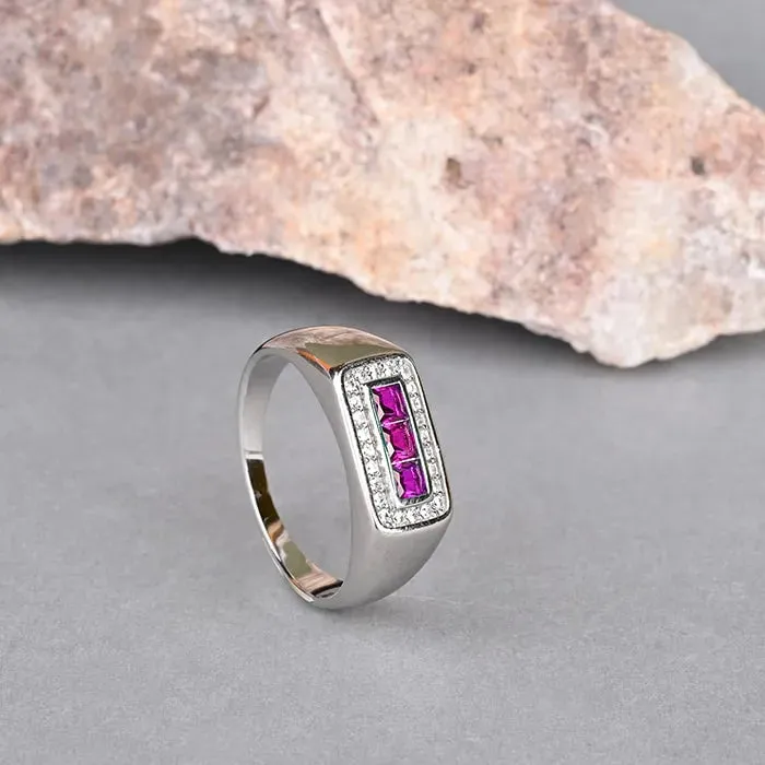 Simple CZ Stone Ring