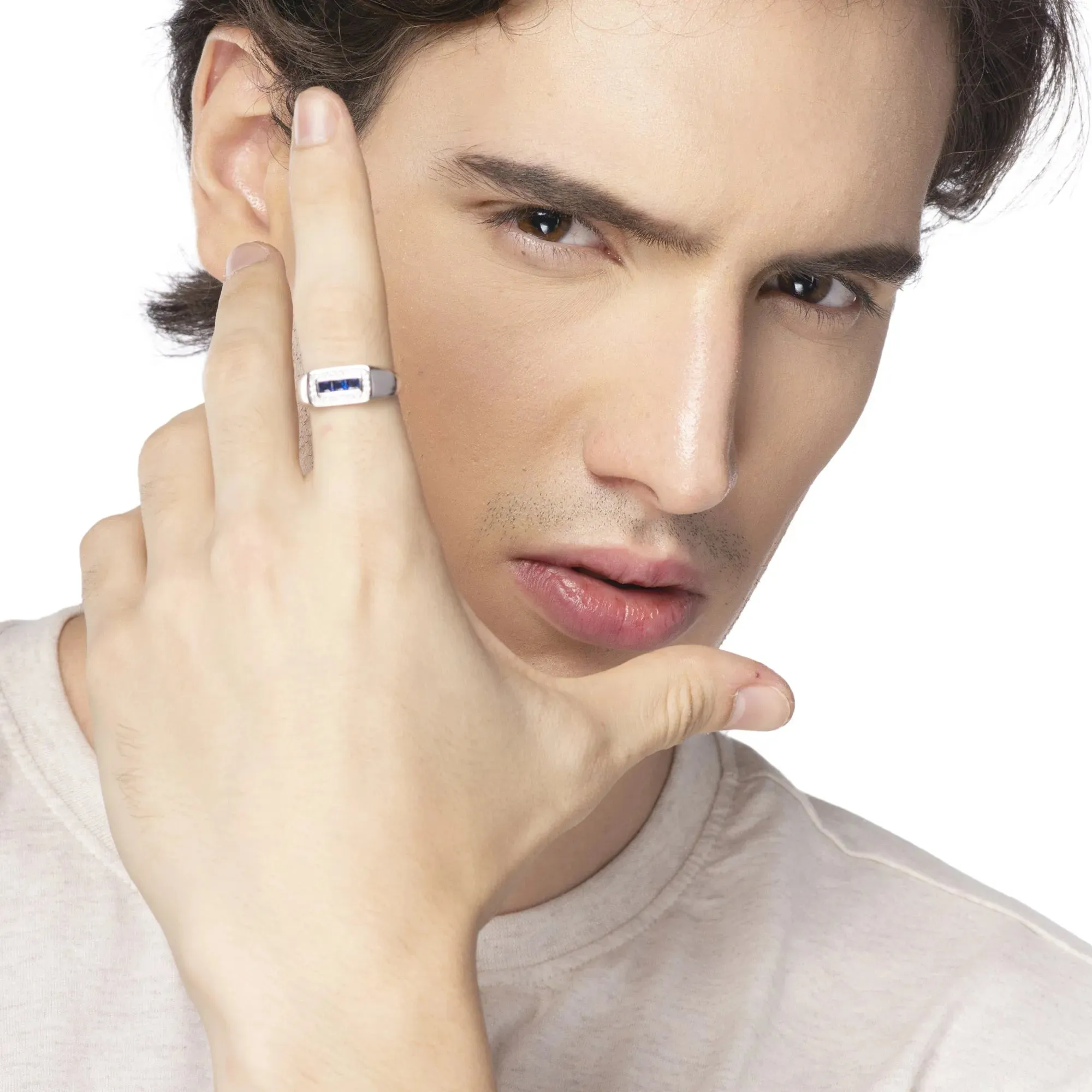 Simple CZ Stone Ring