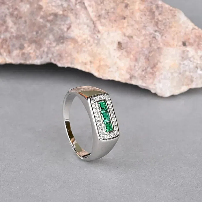 Simple CZ Stone Ring