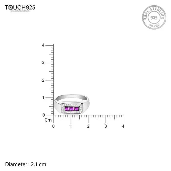 Simple CZ Stone Ring