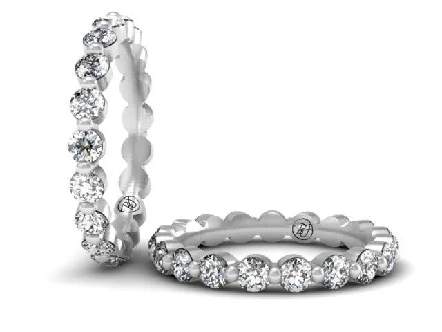 Single Prong Eternity Band