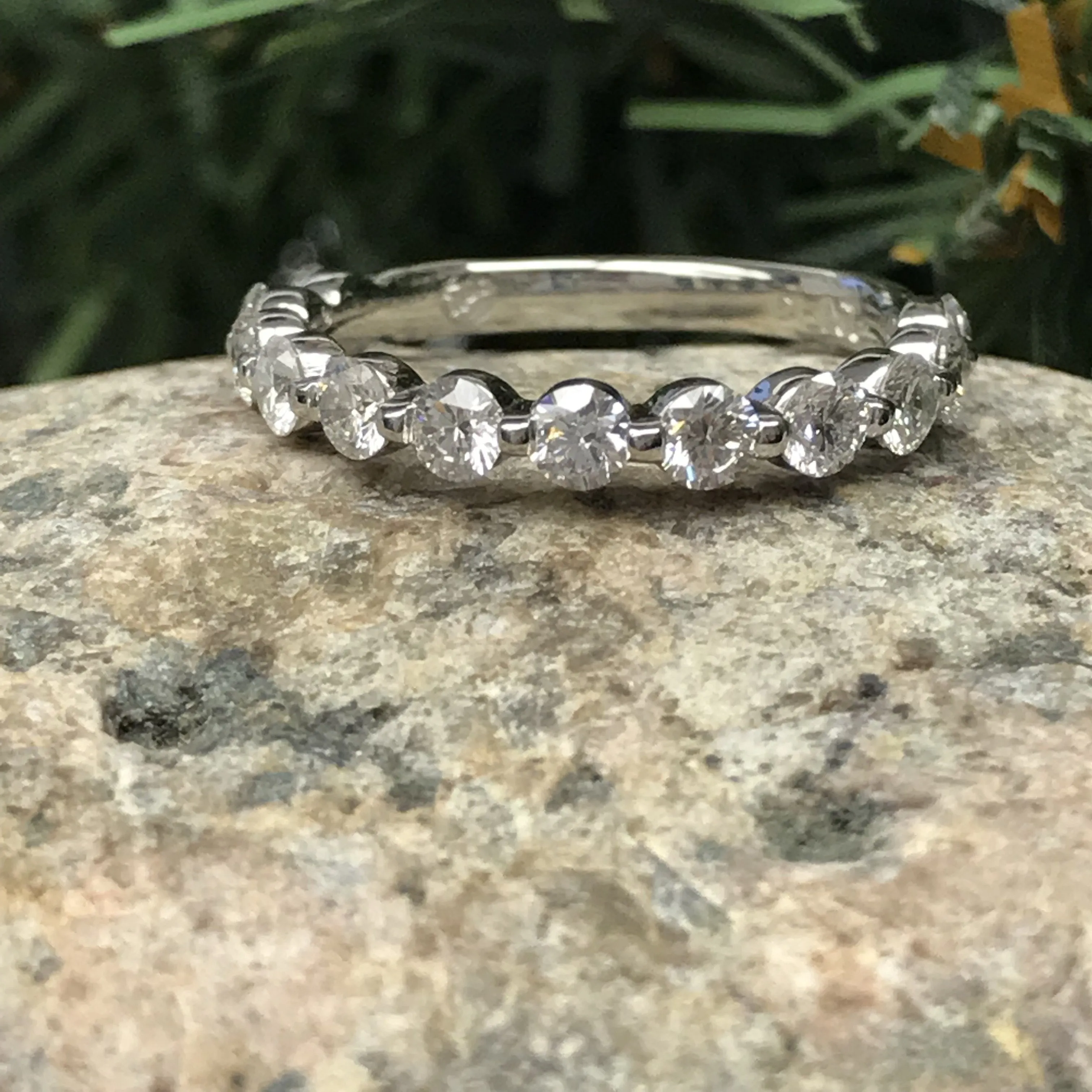 Single Prong Eternity Band