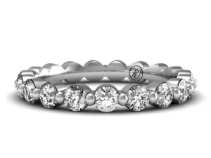 Single Prong Eternity Band