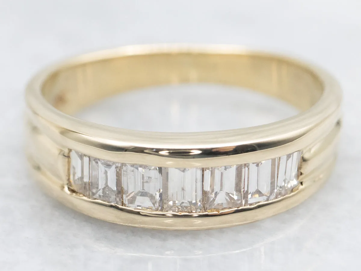 Sleek Channel Set Diamond Band