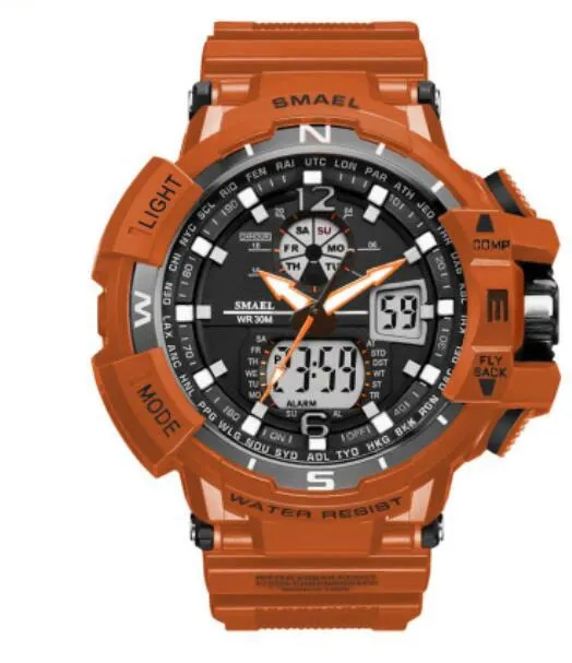 SMAEL Waterproof Sports Men Watches Shock Watch relogio Military Army Man Wristwatch Digital montre homme Electronic Watch Clock