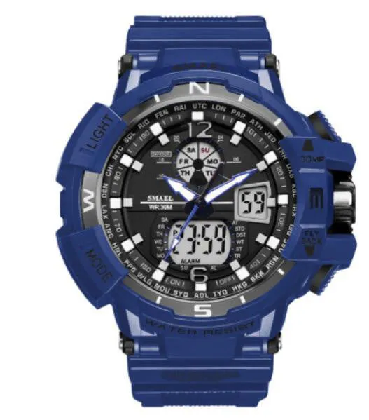 SMAEL Waterproof Sports Men Watches Shock Watch relogio Military Army Man Wristwatch Digital montre homme Electronic Watch Clock