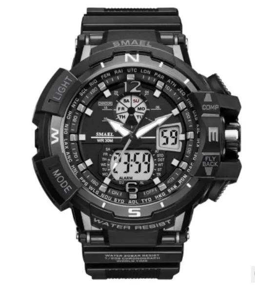 SMAEL Waterproof Sports Men Watches Shock Watch relogio Military Army Man Wristwatch Digital montre homme Electronic Watch Clock