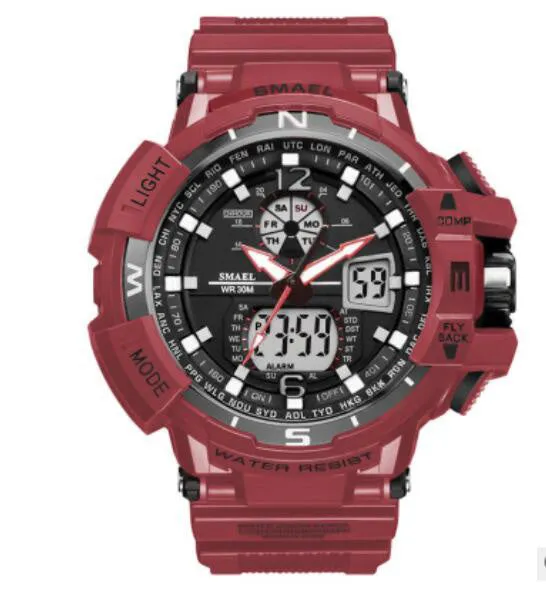 SMAEL Waterproof Sports Men Watches Shock Watch relogio Military Army Man Wristwatch Digital montre homme Electronic Watch Clock