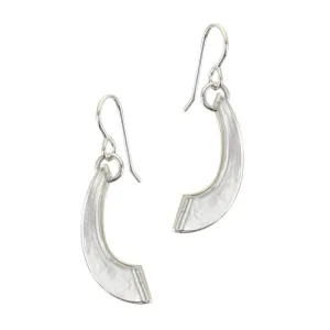 Small 3D Swoop Wire Earrings