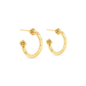 Small Berry Hoop Earrings