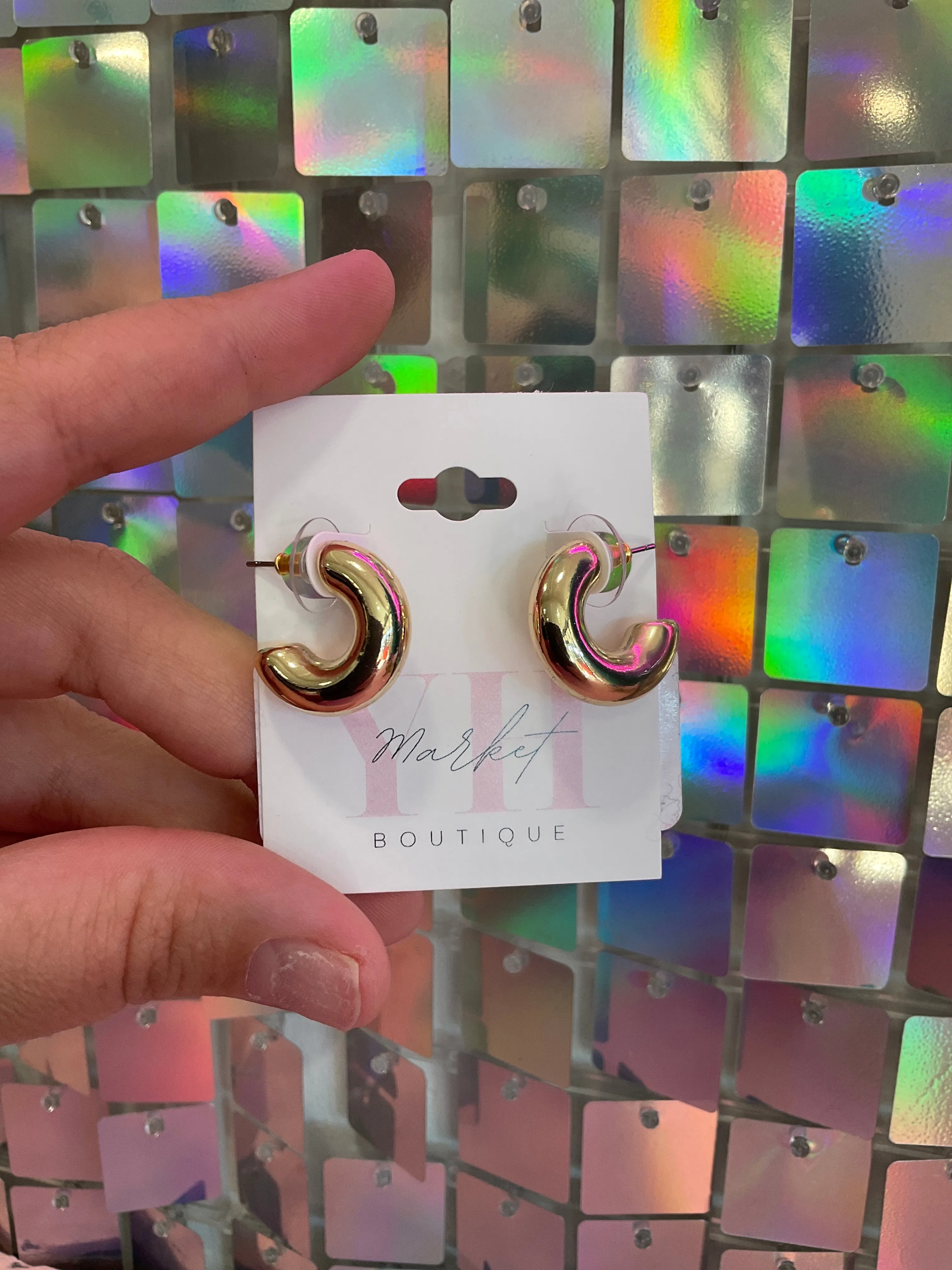 Small Gold Hoop Earrings
