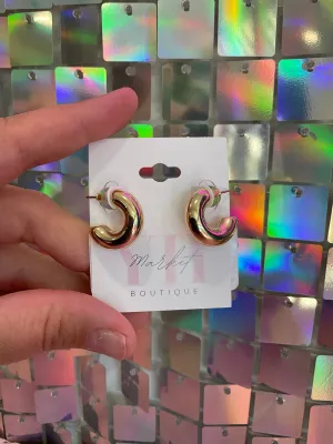 Small Gold Hoop Earrings