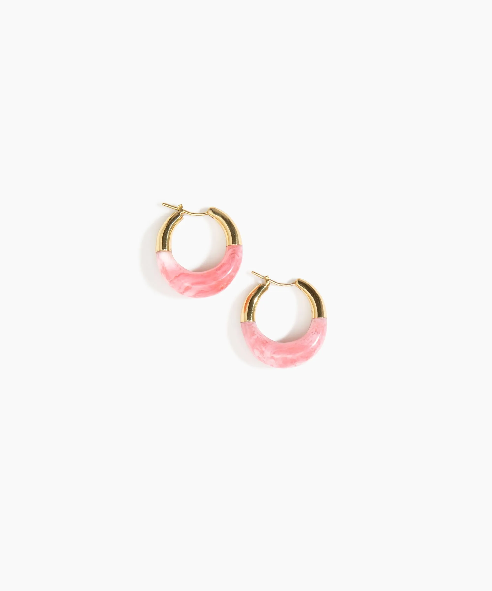 Small Horn Hoop Earrings