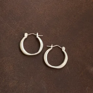 Small Round Hoop Earrings